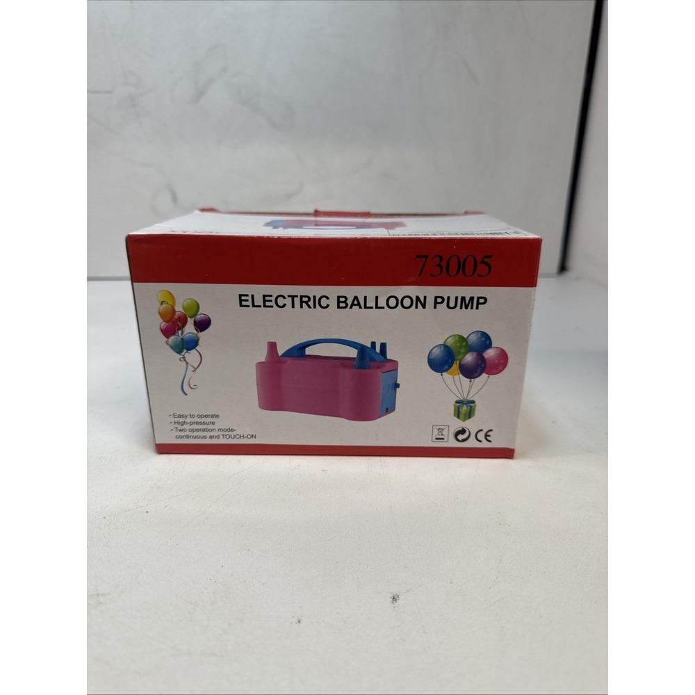 73005 Electric Air Balloon Pump 110V 600W portable dual nozzle party‎ inflator